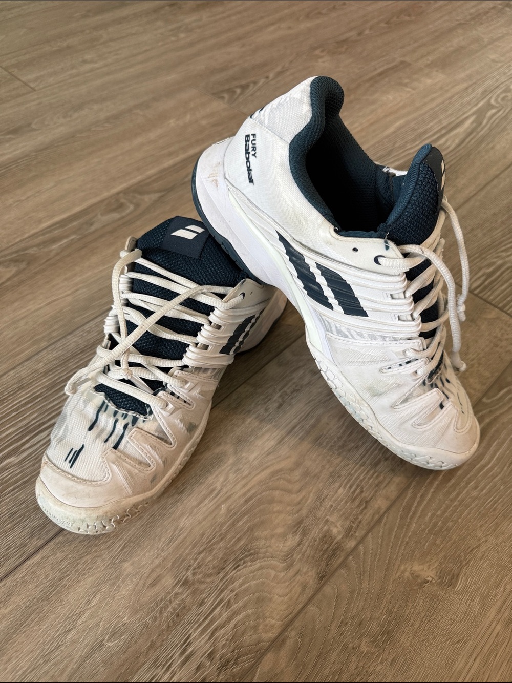 Fury Babolat Men’s Tennis Shoes, Size 9 - Picture 3 of 8
